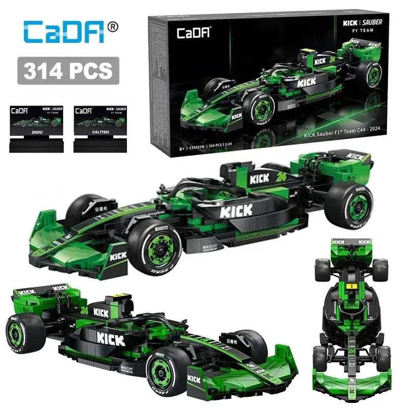 Cada KICK Sauber F1 Racing Car Lego Compatible Building Blocks - ToylandEU