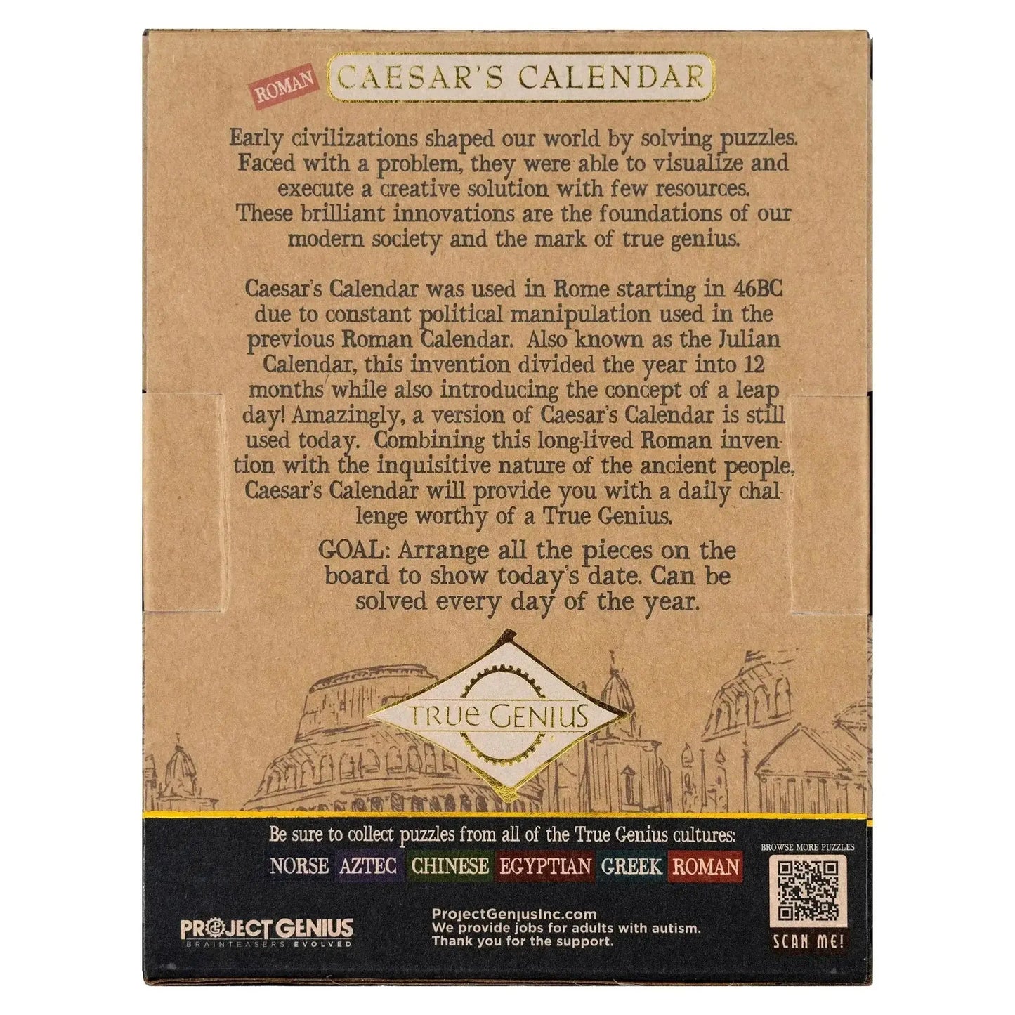Caesar's Calendar - A New Puzzle for Every Day of the Year - ToylandEU