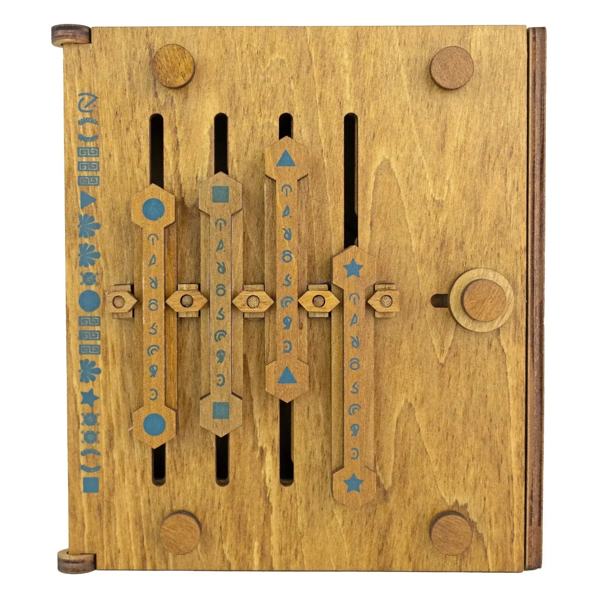 Caesar's Codex Sliding Puzzle Box With Roman Symbol Challenge - ToylandEU