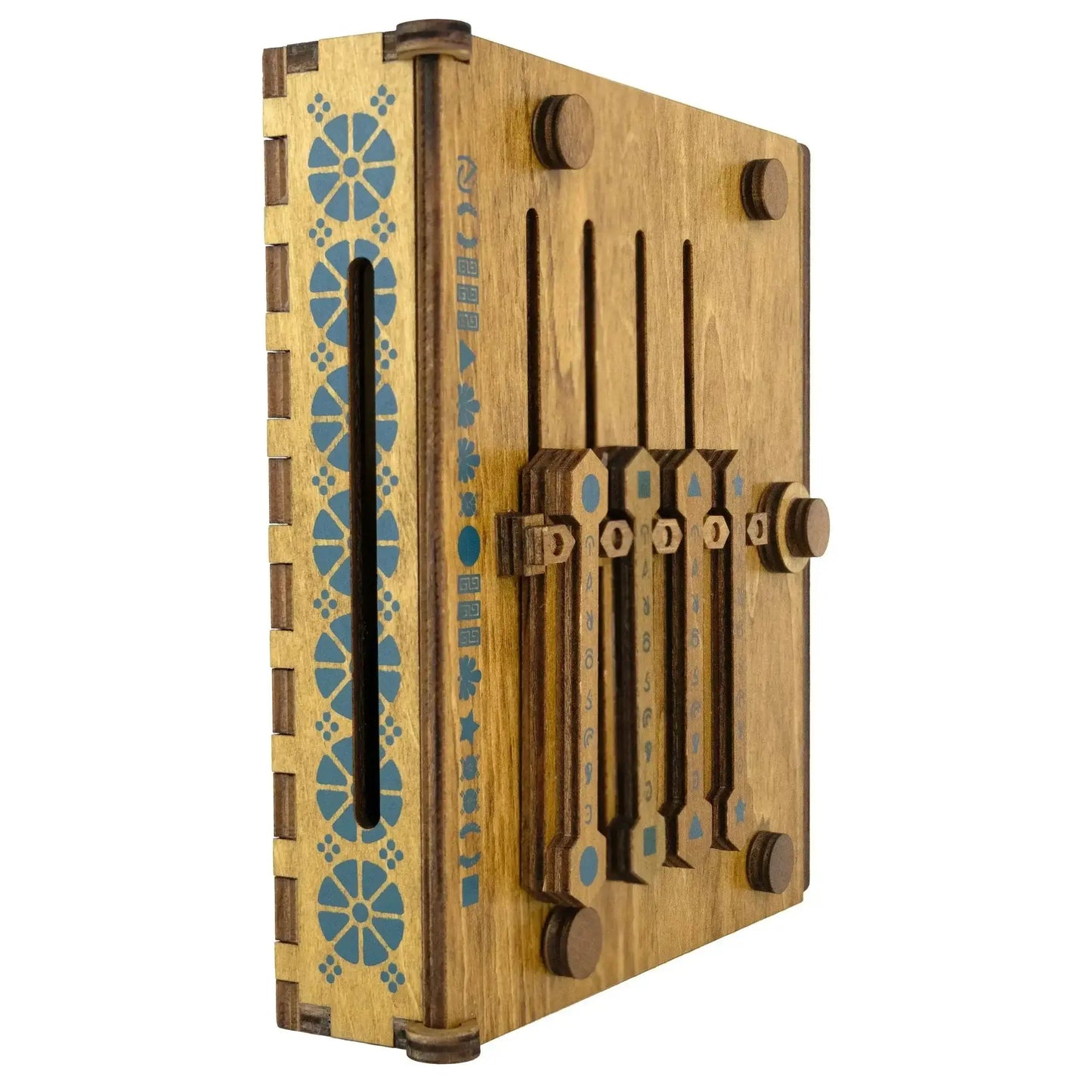 Caesar's Codex Sliding Puzzle Box With Roman Symbol Challenge - ToylandEU