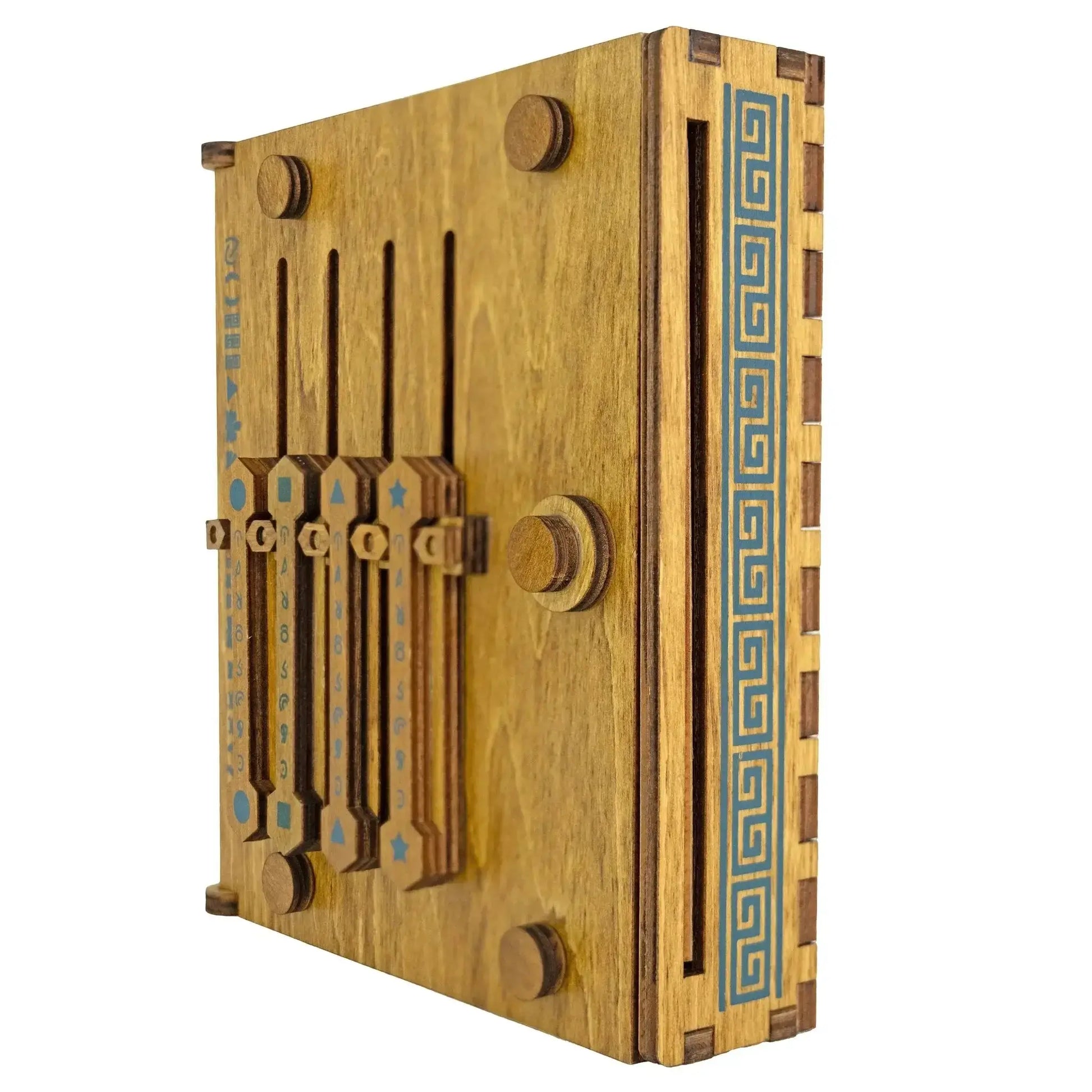 Caesar's Codex Sliding Puzzle Box With Roman Symbol Challenge - ToylandEU