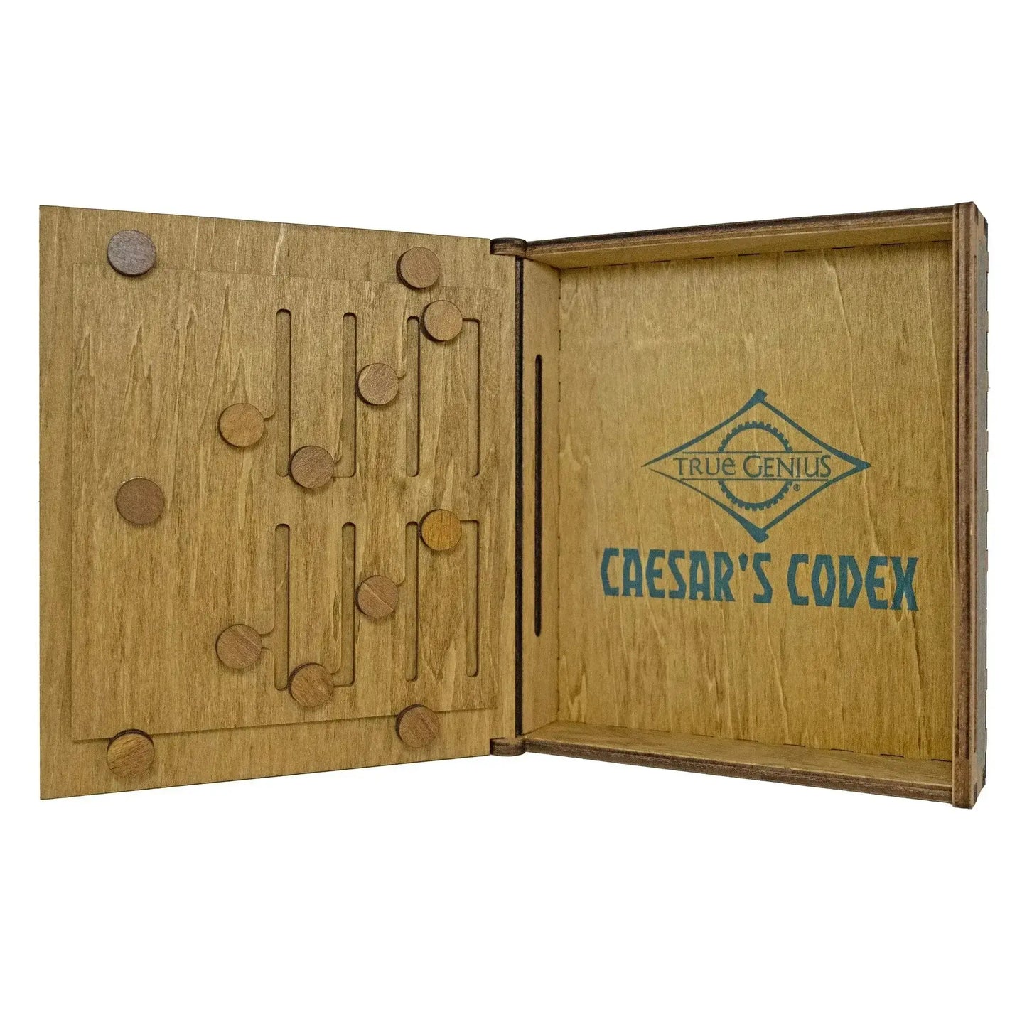 Caesar's Codex Sliding Puzzle Box With Roman Symbol Challenge - ToylandEU
