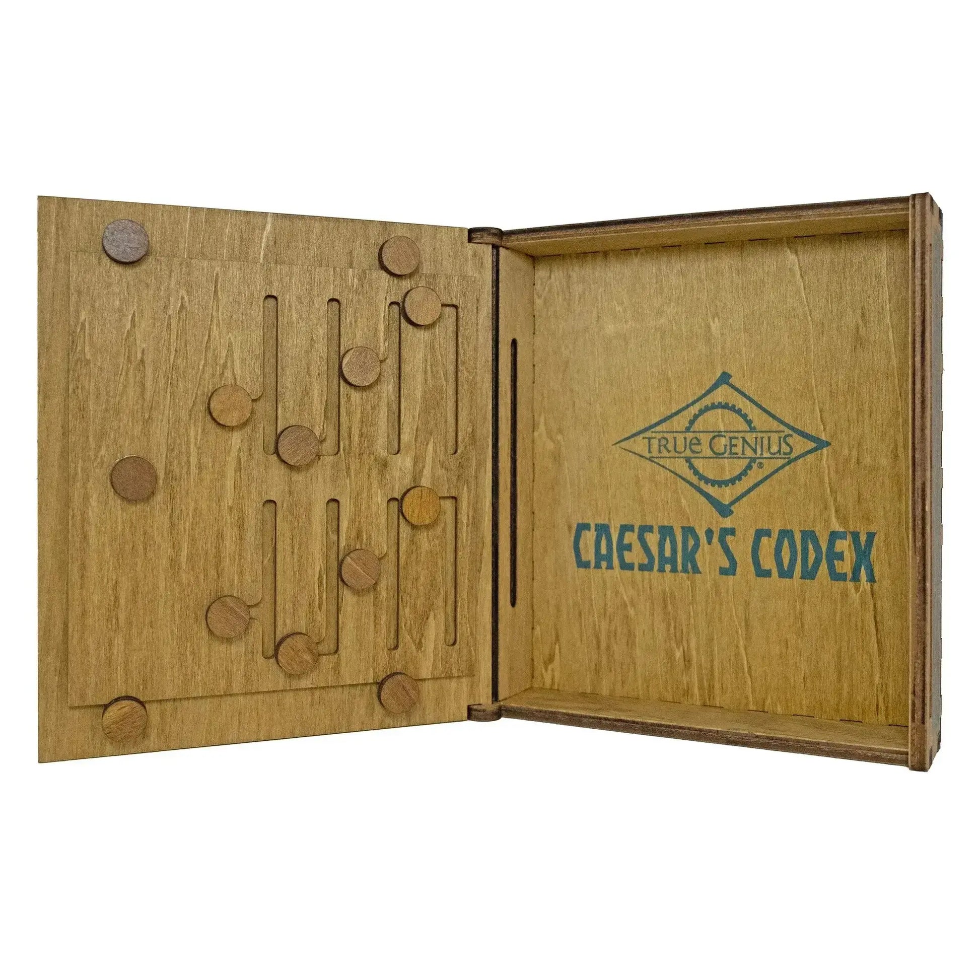 Caesar's Codex Sliding Puzzle Box With Roman Symbol Challenge - ToylandEU