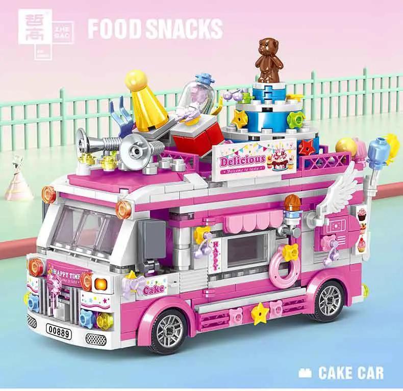  Cake Car Building Block Toys Food Truck 500 Pieces -  ToylandEU™