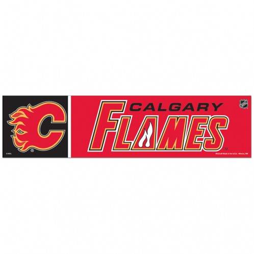 Calgary Flames 3x12 Bumper Strip Decal Officially Licensed - ToylandEU