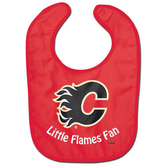 Calgary Flames Baby Bib All Pro Style Special Order - ToylandEU