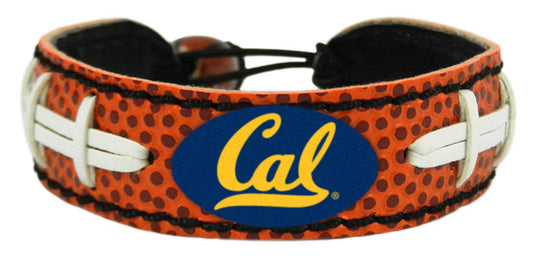 California Golden Bears Leather Bracelet With Ceramic Bead - ToylandEU