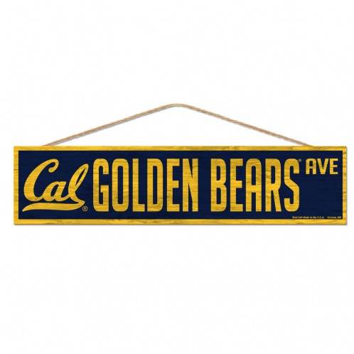 California Golden Bears Wood Sign 4x17 Avenue Design - ToylandEU
