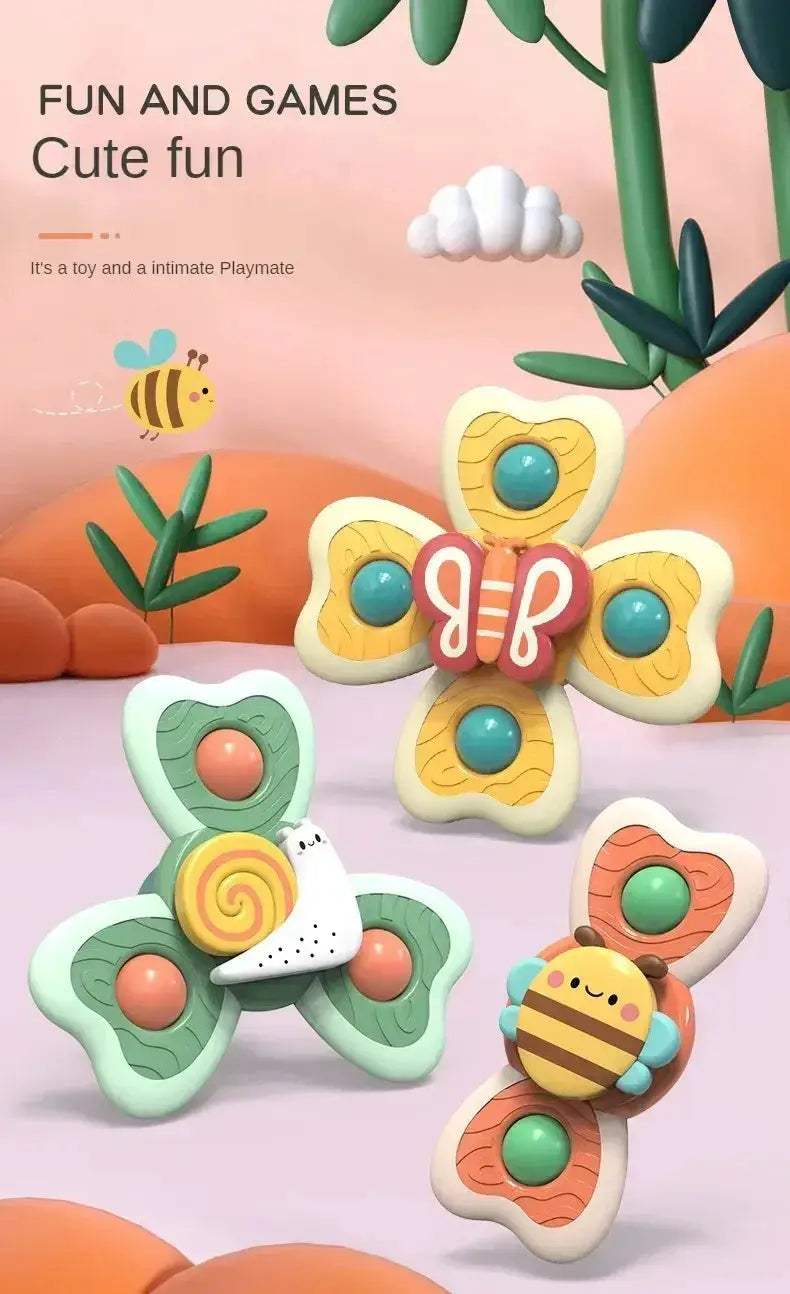 Calming Bath Toy Spinner With Gentle Rattle For Kids - ToylandEU