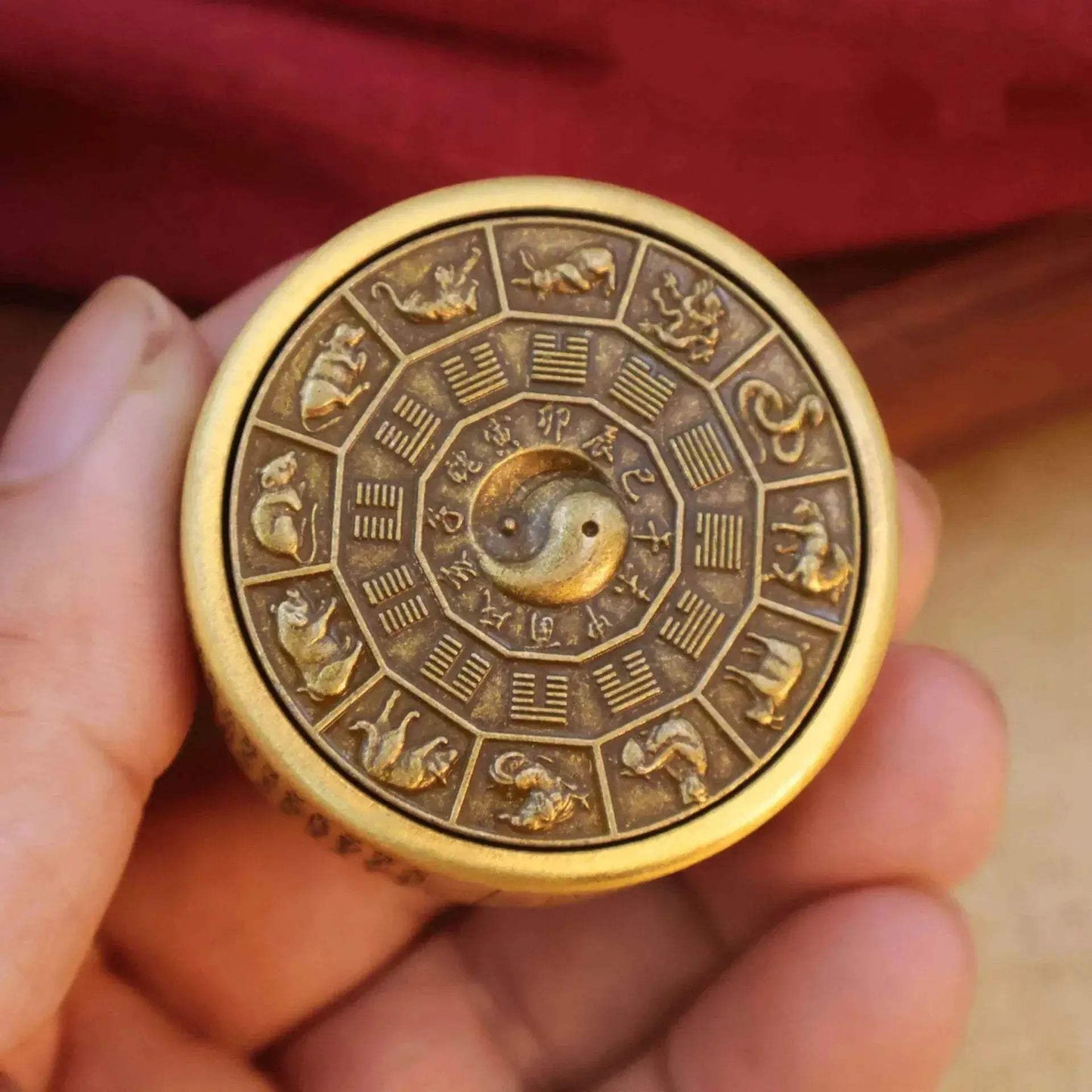  Calming Fidget Gyroscope Copper Zen Buddha Toyland EU -  ToylandEU™