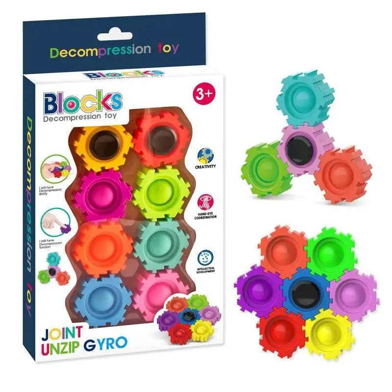  Calming Fidget Spinner Bubble Pop Blocks Toyland EU -  ToylandEU™