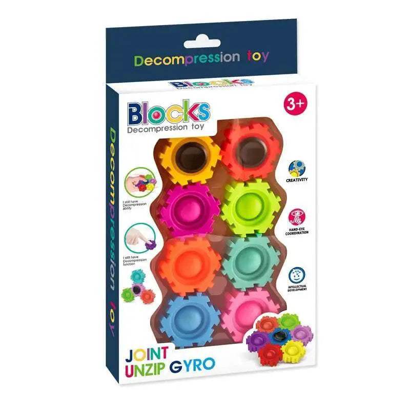  Calming Fidget Spinner Bubble Pop Blocks Toyland EU -  ToylandEU™