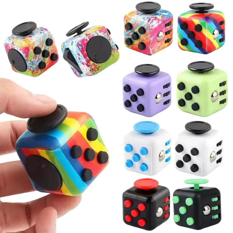 Calming Fidget Toy Dual Spinner Cube For Autism And ADHD - ToylandEU