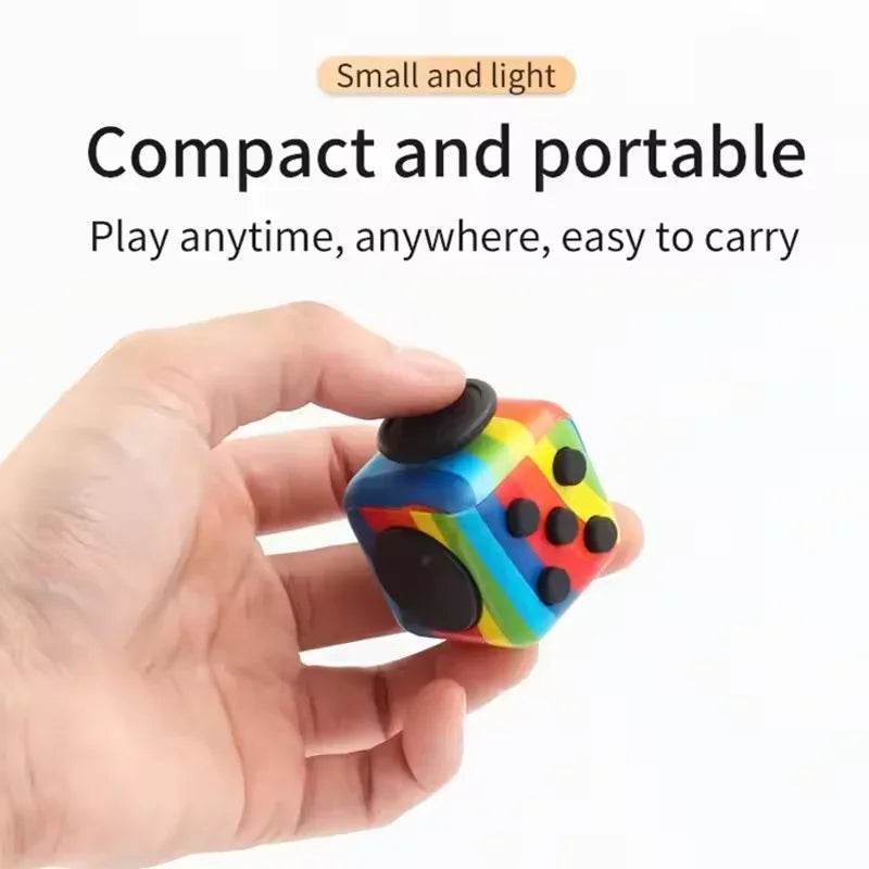 Calming Fidget Toy Dual Spinner Cube For Autism And ADHD - ToylandEU