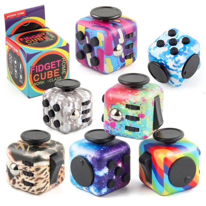 Calming Fidget Toy Dual Spinner Cube For Autism And ADHD - ToylandEU