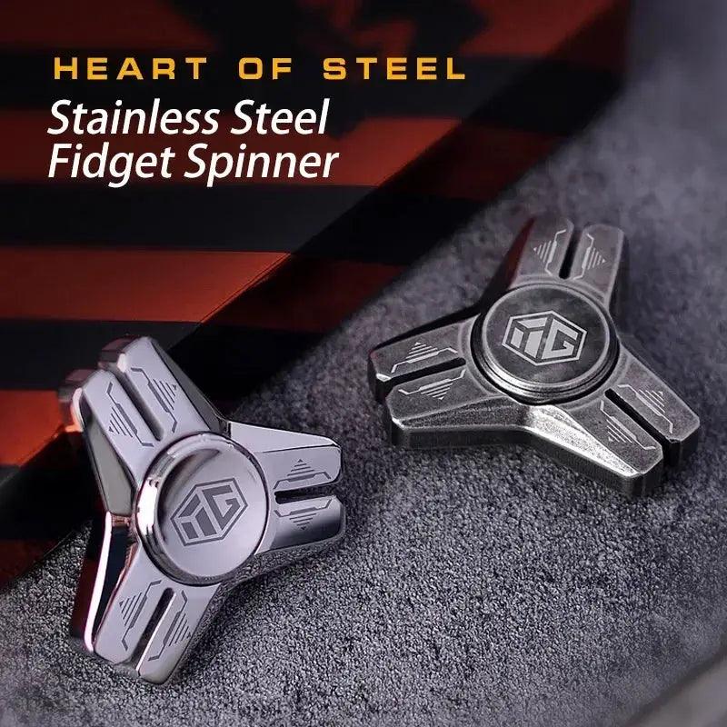  Calming Hand Spinner ThreeSided Steel Toyland EU -  ToylandEU™