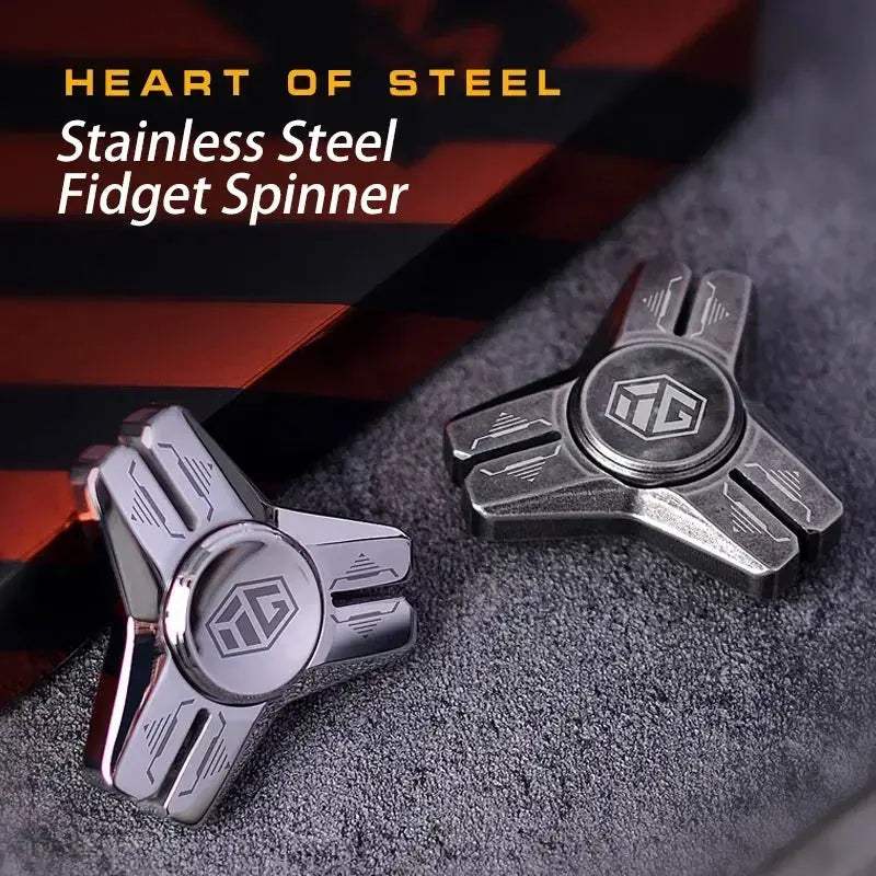  Calming Hand Spinner ThreeSided Steel Toyland EU -  ToylandEU™
