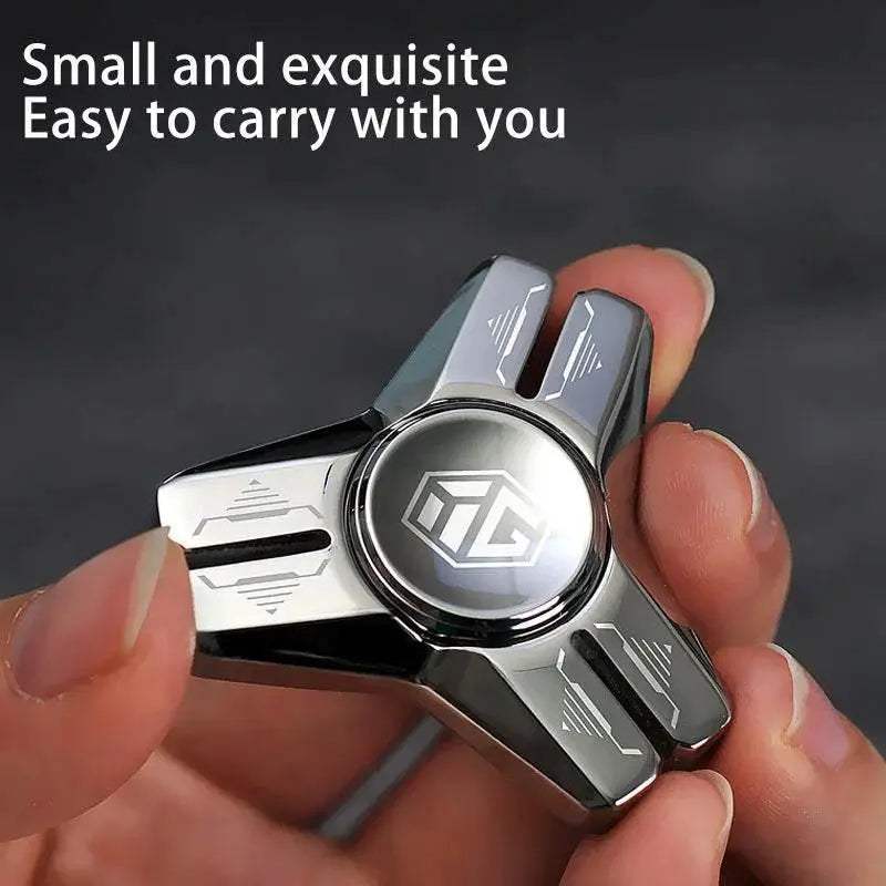  Calming Hand Spinner ThreeSided Steel Toyland EU -  ToylandEU™