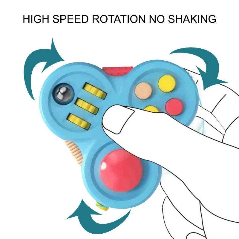 Calming Rotating Fidget Toy Stress Relief Autism ADHD All - ToylandEU