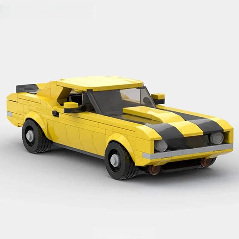 Camaro Z28 Classic Muscle Custom Lego Cars Minifigures Building Block Toys - Minifigure Toys