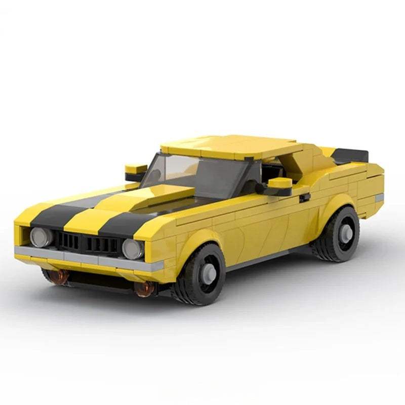 Camaro Z28 Classic Muscle Custom Lego Cars Minifigures Building Block Toys - Minifigure Toys