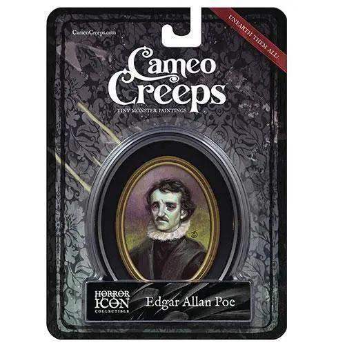 Edgar Allan Poe Inspired Hand Painted Miniature Cameo Portraits - ToylandEU