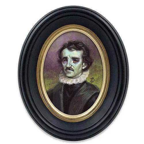 Edgar Allan Poe Inspired Hand Painted Miniature Cameo Portraits - ToylandEU