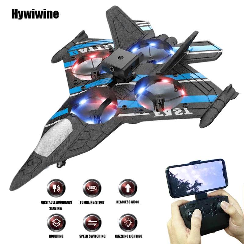 Camera RC Aircraft Obstacle Avoidance Fighter Foam Plane - ToylandEU