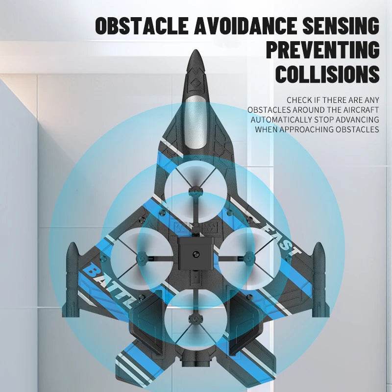 Camera RC Aircraft Obstacle Avoidance Fighter Foam Plane - ToylandEU