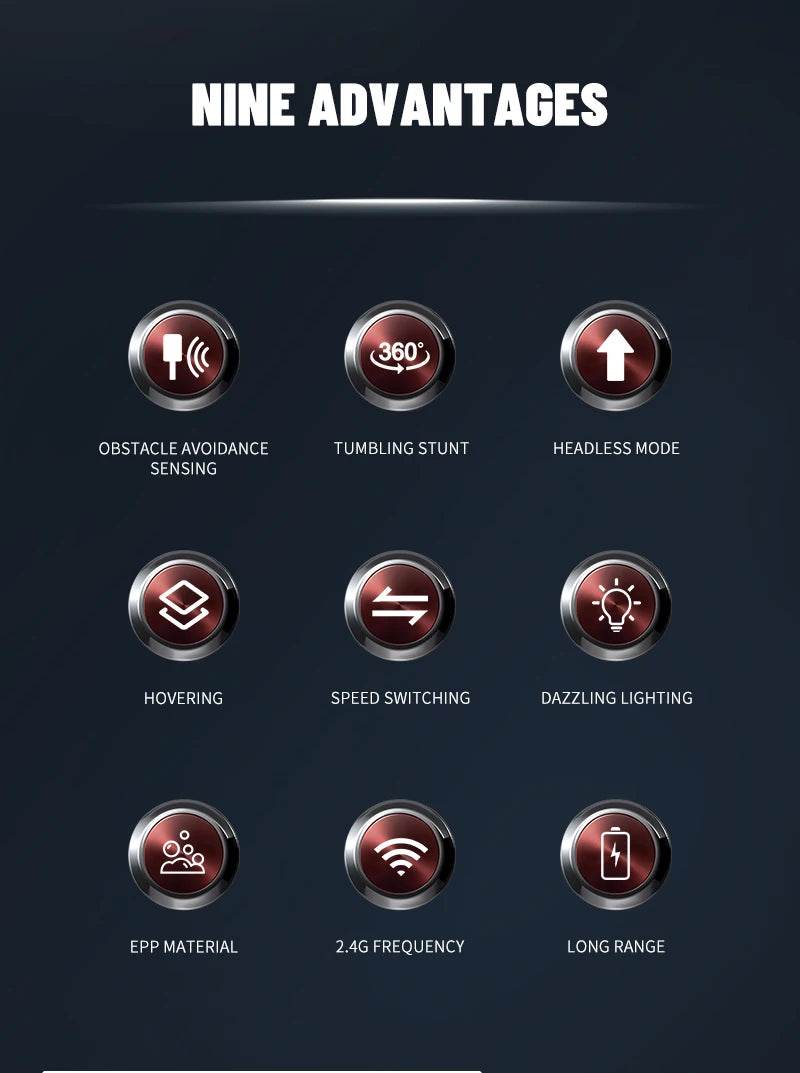 Camera RC Aircraft Obstacle Avoidance Fighter Foam Plane - ToylandEU