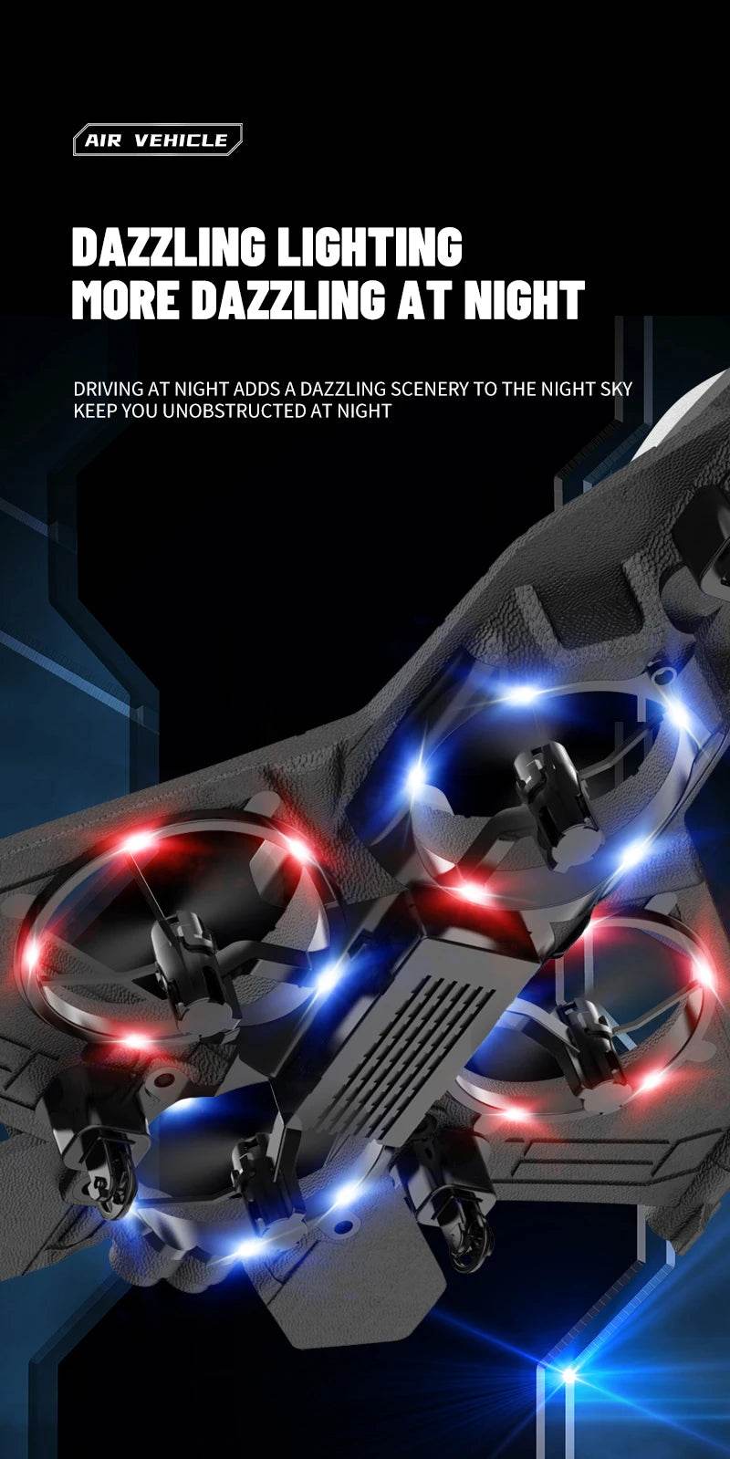 Camera RC Aircraft Obstacle Avoidance Fighter Foam Plane - ToylandEU