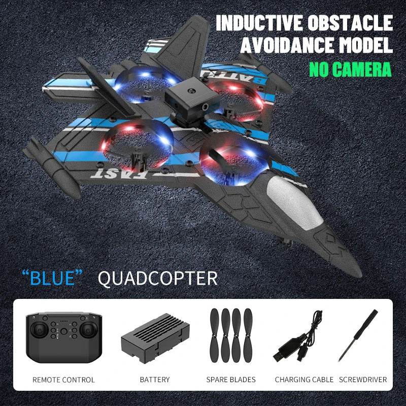 Camera RC Aircraft Obstacle Avoidance Fighter Foam Plane - ToylandEU
