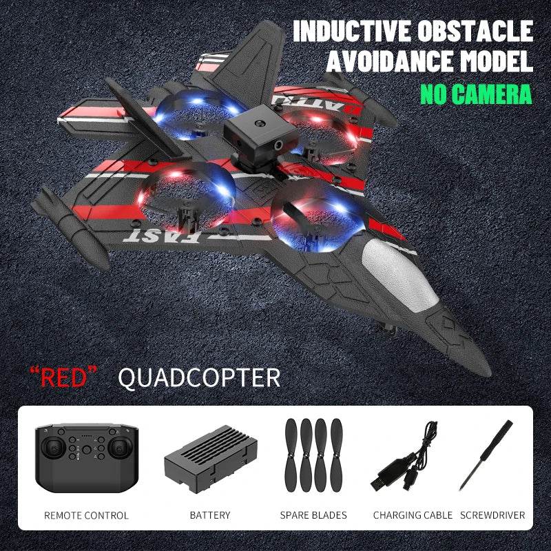 Camera RC Aircraft Obstacle Avoidance Fighter Foam Plane - ToylandEU