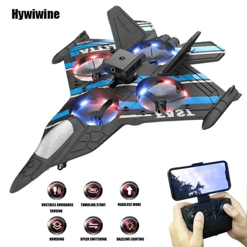  Camera RC Aircraft Obstacle Avoidance Fighter Toy Gift -  ToylandEU™