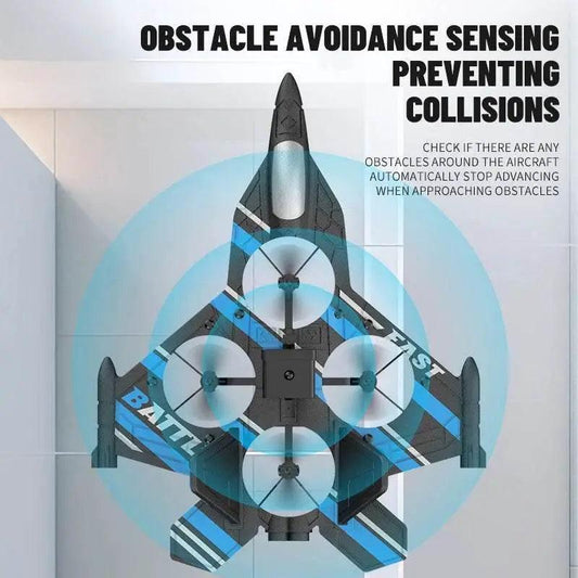  Camera RC Aircraft Obstacle Avoidance Fighter Toy Gift -  ToylandEU™