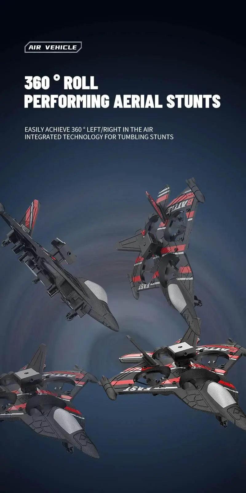  Camera RC Aircraft Obstacle Avoidance Fighter Toy Gift -  ToylandEU™
