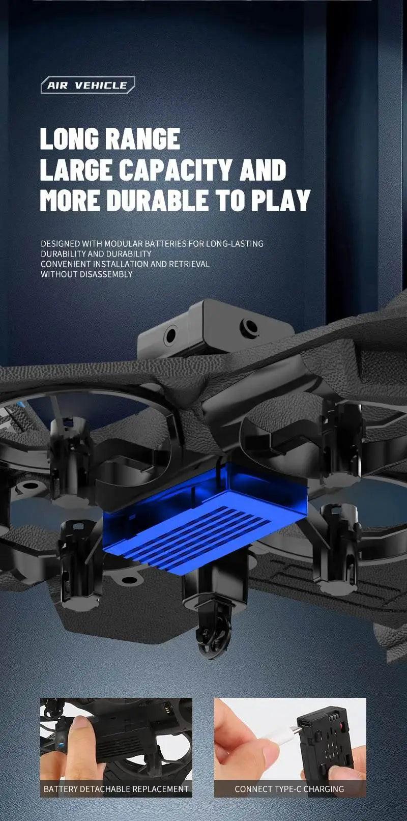  Camera RC Aircraft Obstacle Avoidance Fighter Toy Gift -  ToylandEU™