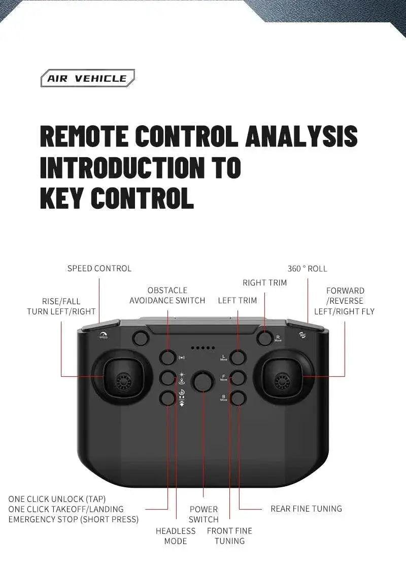  Camera RC Aircraft Obstacle Avoidance Fighter Toy Gift -  ToylandEU™