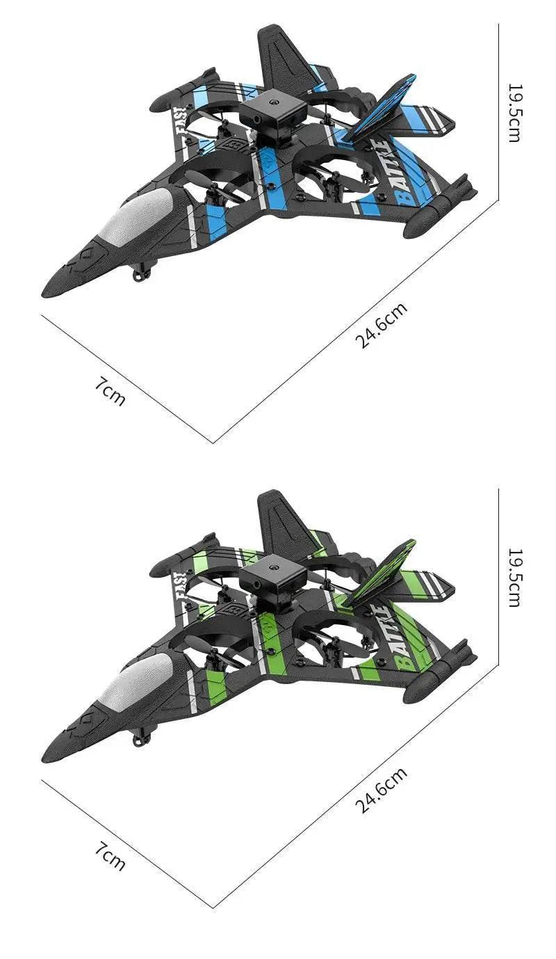  Camera RC Aircraft Obstacle Avoidance Fighter Toy Gift -  ToylandEU™