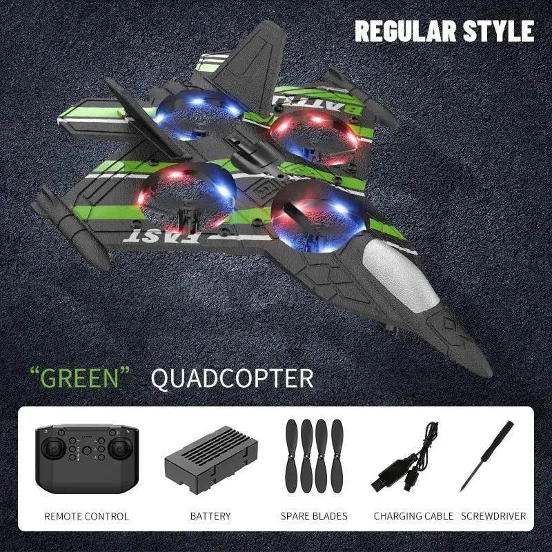 Camera RC Aircraft Obstacle Avoidance Fighter Toy Gift -  ToylandEU™