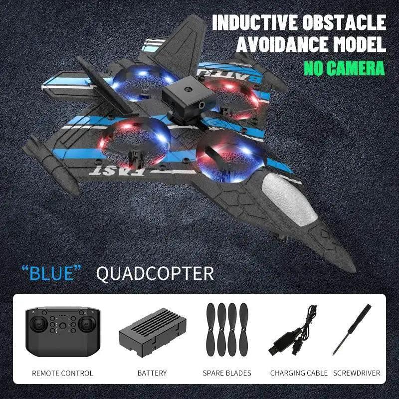  Camera RC Aircraft Obstacle Avoidance Fighter Toy Gift -  ToylandEU™