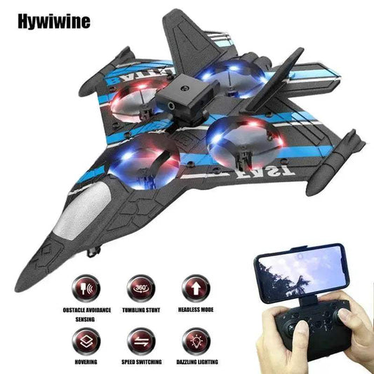  Camera RC Aircraft Obstacle Avoidance Fighter Toy Gift -  ToylandEU™