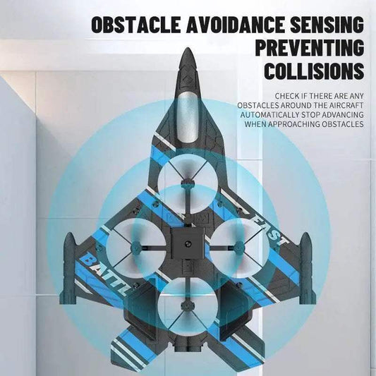  Camera RC Aircraft Obstacle Avoidance Fighter Toy Gift -  ToylandEU™