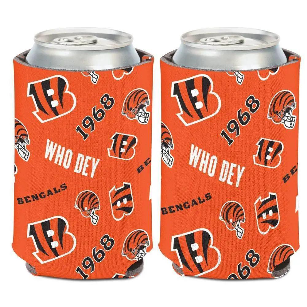  Cincinnati Bengals Can Cooler Scatterprint Design 12 Oz Foam -  ToylandEU™