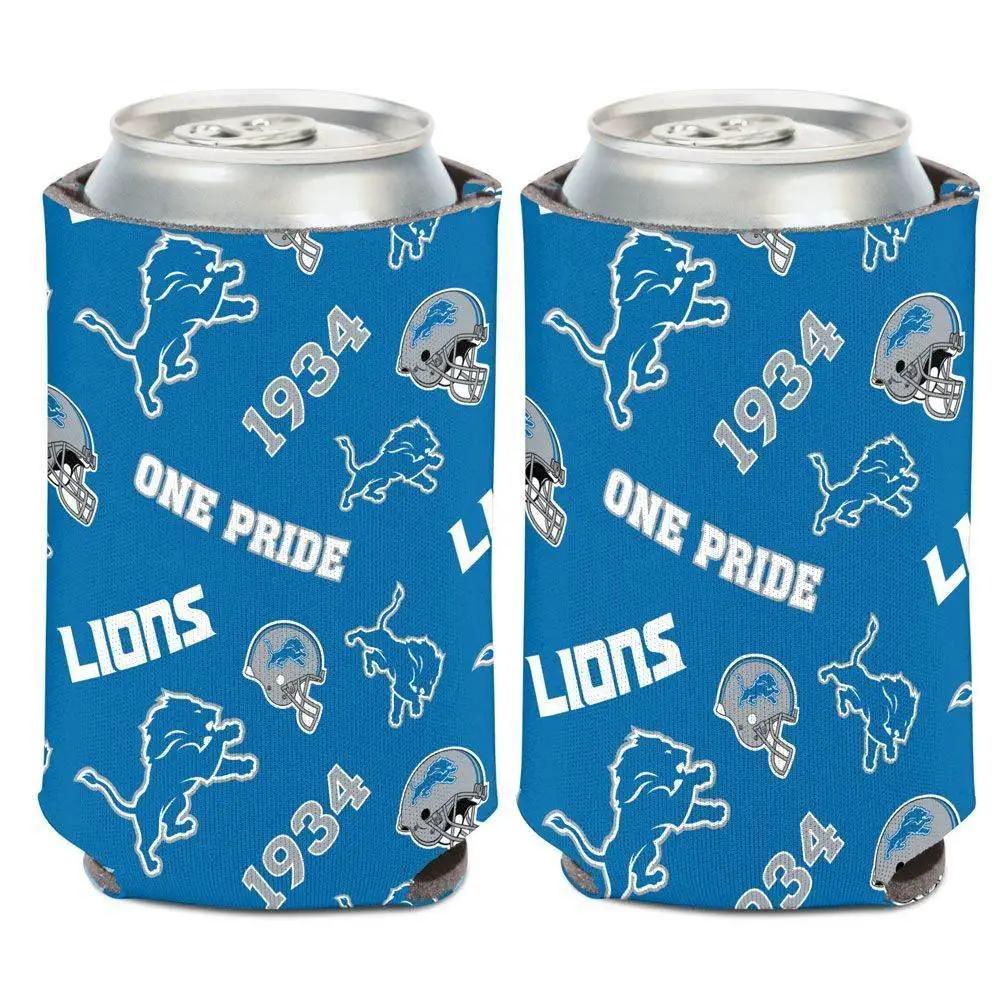  Detroit Lions Scatterprint Can Cooler Insulated Foam 12 Oz -  ToylandEU™