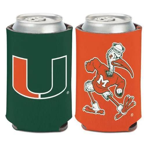 Miami Hurricanes 12oz Can Cooler Full Color Imprinted Foam -  ToylandEU™