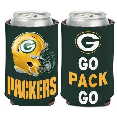  Green Bay Packers Can Cooler Full Color Slogan Design 12oz -  ToylandEU™