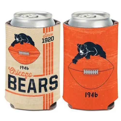  Chicago Bears Can Cooler Vintage Design 12oz Foam Insulated -  ToylandEU™