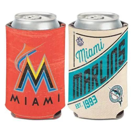  Miami Marlins Can Cooler Vintage Design 12oz Wincraft USA -  ToylandEU™