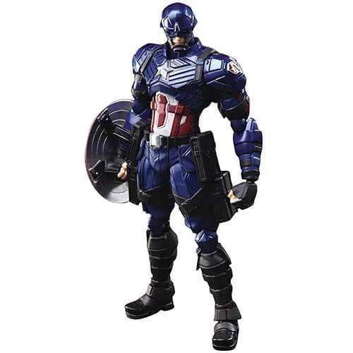  Captain America Bring Arts Figure With Metallic Finish -  ToylandEU™